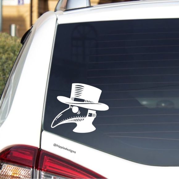 Plague Doctor Vinyl Decal - Picture 1 of 5